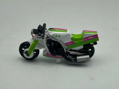 Galoob Micro Machines Honda CBR 400, Green & White, Excellent, Lot B - Image 1 of 4