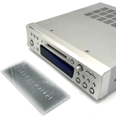 ONKYO MD-133 Hi-MD Mini Disc Recorder Silver High Speed MDLP Tested Working - Image 1 of 4