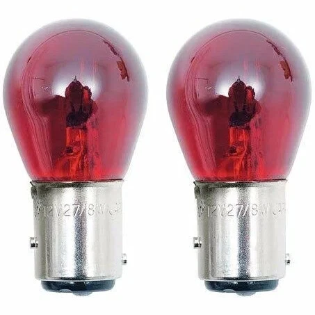 2x 1157 RED 12v Light Bulb Auto Car Brake Stop Signal Turn Tail Lamp S8 Lot - Image 1 of 1