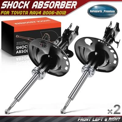 2x Amortiguador delantero conductor y pasajero para Toyota RAV4 2006 2007-2012 SUV Foto 1 de 4