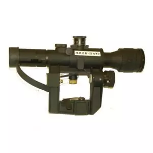 Ottica 4 x 26 SVD softair con reticolo illuminato per Dragunov Royal - Bild 1 von 1