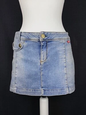 Minifalda vaquera azul Miss Sixty vintage Y2K hecha en Italia talla L Foto 1 de 4