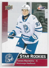 Lucas Karmiris 2022-23 UD CHL Star Rookies Red #374
