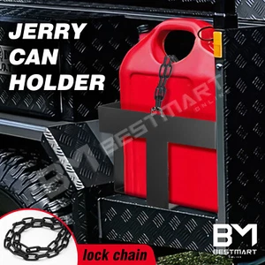 Jerry Can Fuel Container Holder Caravan Trailer Camper Bolt On Bracket Carrier - Picture 1 of 11