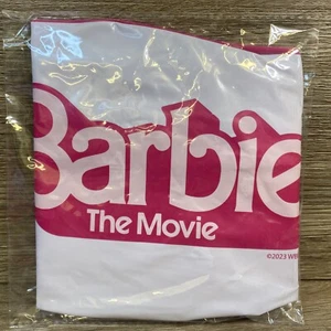 BARBIE THE MOVIE Inflatable BEACH BALL 2023 Pink and White from Mattel WBEI NEW - Picture 1 of 2