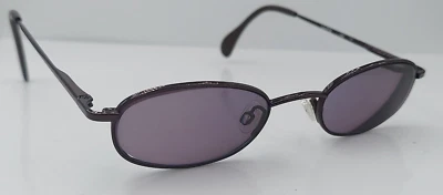Vintage Macolin 6726 Gunmetal Oval Metal Sunglasses FRAMES ONLY - Image 1 of 4