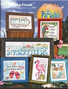 Stoney Creek Collection Stitching in Paradise Counted Cross Stitch Pattern Book - Picture 1 of 1