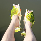 Womens Men Original Fish Slippers Funny Gift Unisex Beach Vacation Casual Shoes