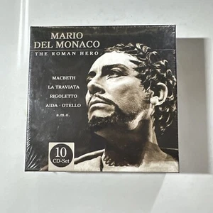 Mario Del Monaco The Roman Hero 10 CD Live  Opera Set Like New - Picture 1 of 2
