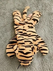 Vintage 1990s TY Beanie Babies Stripes Tiger 1995 Plush Stuffed Animal  - Picture 1 of 4