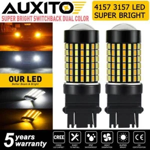 Luz de señal de giro LED Switchback 2X para Chevy Silverado 1500 1999-2013 3157 4157 - Imagen 1 de 10