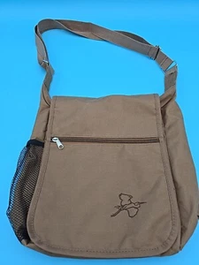 Vogelbeobachter Naturpfad Tragetasche braun Rucksack Wasserhalter Reiher Kranich Reiher - Bild 1 von 5