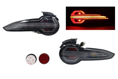 LED Sequential Signal Black Tail Light Brake Lamp For-2016-2023-Mazda MX-5-MIATA - Image 1 of 4