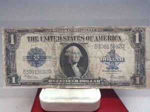 GROSSER 1923 1 $ ONE DOLLAR "PFERDEDECKE" SILBER ZERTIFIKAT GROSSER SCHEIN - Bild 1 von 6
