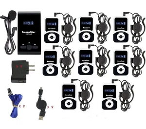 EXMAX® ATG-100T 195MHz Wireless Tour System for Interpreting Equipment -(1T8R) - Picture 1 of 8