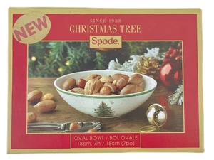 Spode Christmas Tree ovale Schale 7" Portmeirion Gruppe - Bild 1 von 4