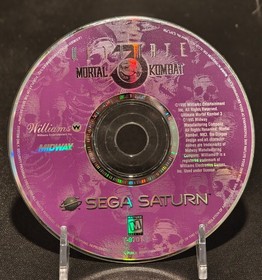 Midway Ultimate Mortal Kombat 3 Sega Saturn Disc Only Tested Working