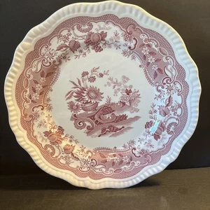VTG Spode MAY Red 10⅞" Dinner Plate Archive Collection Regency Series EUC - Picture 1 of 5