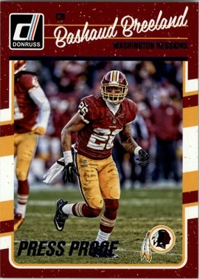 2016 Donruss Press Proofs Blue #300 Bashaud Breeland - FB - Image 1 of 2
