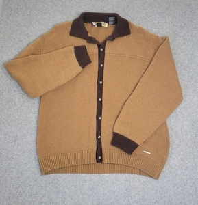 Burton Strickjacke Pullover Herren XL braun Wolle Knopfleiste Retro Snowboard Academia - Bild 1 von 17