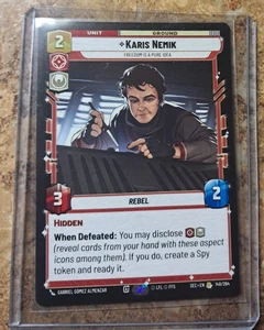 Karis Nemik 148/264 - Secrets of Power - Star Wars Unlimited NM/M - Bild 1 von 2