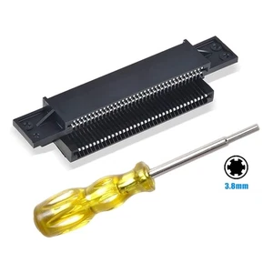 Game Cartridge Slot Connector 72Pin Connector with Screwdriver for 8 Bit Console - Picture 1 of 8