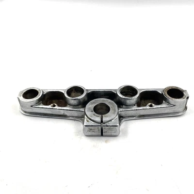 Abrazadera de árbol triple superior cromada 87-17 Softail Heritage Fatboy fabricante de equipos originales Harley 45456-86 Foto 1 de 4