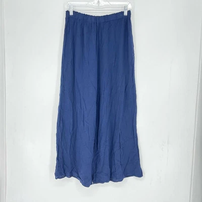 Pantalones Rue21 tiro alto pierna ancha azul marino talla grande Foto 1 de 4