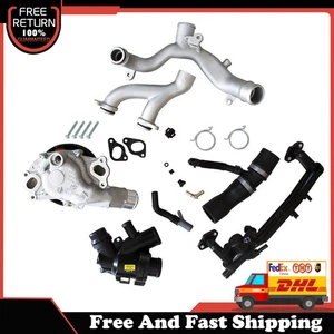 Engine Coolant Pipe Upgrade Thermostats Kit For Jaguar Land Rover 3.0 V6/5.0/ V8 - Foto 1 di 11