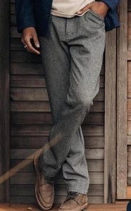 Taylor Stitch Camp Pant Salt & Pepper Grey Organic Cotton 32 x 30 NWOT Tagged 31 - Picture 1 of 17
