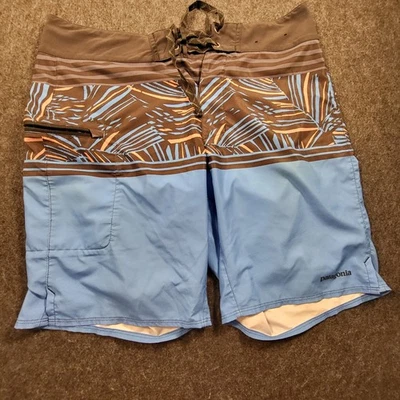 Patagonia Swim Trunks Mens 32 Blue 9 Inch Inseam  - Image 1 of 4