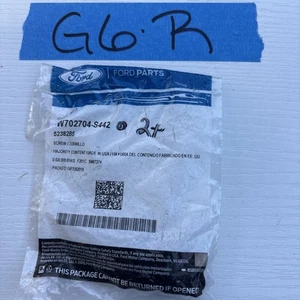 2x Genuine Ford W702704-S442 Fender Mount Bolt OE Fastener Fits Multiple Models - Picture 1 of 3