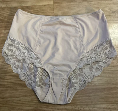 FANTASÍA FUSIÓN ENCAJE RUBOR CINTURA ALTA CALZONCILLO TALLA L Grande Nuevo sin Etiquetas Foto 1 de 4