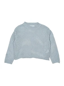 Zara Girls Blue Pullover Sweater 11 - Picture 1 of 2