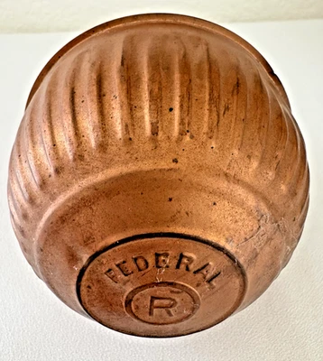 Bola flutuante vintage federal de cobre sólido cômoda tanque de vaso sanitário - Bom estado - Imagem 1 de 4