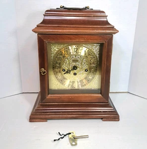 Imperatore Carillon Legno Mantello Mensola Orologio Chiave Germania 340-020 Franz Hermie 2 Gioielli - Foto 1 di 10