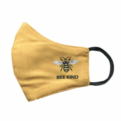 INKING HOUSE Bee Kind Face Mask Protective Covering Washable Reusable Breathable be kind