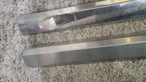 Stainless Inner Door Sills for C6 Corvette Coupe or Convertible Jam Plates - Picture 1 of 4