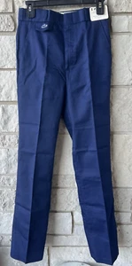 Vtg Izod Lacoste Pants Boys 30 x 33 5448P Blue School Dayton's Dept Store Tag - Picture 1 of 5