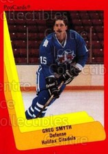 1990-91 ProCards AHL IHL #453 Greg Smyth