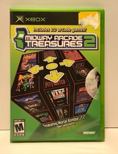 Midway Arcade Treasures 2 (Microsoft Xbox, 2004) Complete Tested Arcade Hits