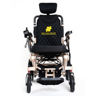Fold And Travel Auto Recline Lightweight Foldable Electric Power Wheelchair