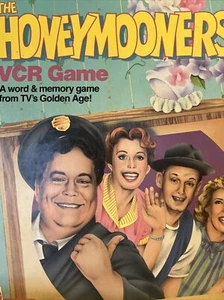The Honeymooners VCR Game by Mattel 1986 VHS Tape - w/6 Pads & Score Pad Unused - Picture 1 of 11
