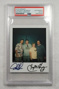 TUG McGRAW & DICKIE NOLES Signed Polaroid Photo-PSA Encapsulated - Picture 1 of 6
