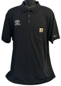 Carhartt Shirt Mens Sz XL Relaxed Fit Short Sleeve Toyota Patch Pull Over - Picture 1 of 6