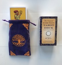 The Original Rider Waite Tarot Deck **FREE VELVET POUCH**Brand New**UK-SELLER**
