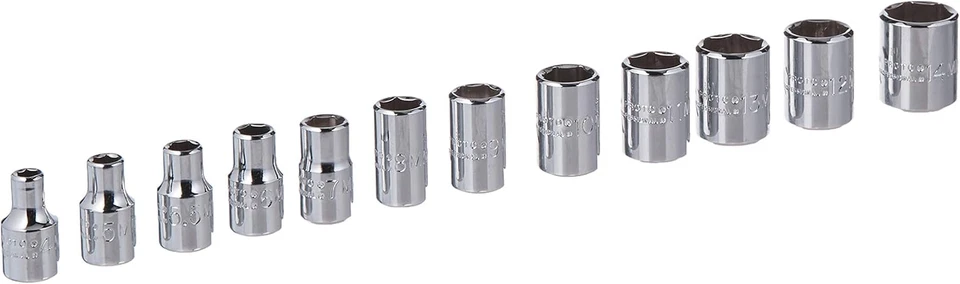 Proto 1/4" Drive 12 Piece Metric Socket Set - 6 Point - Image 1 of 1