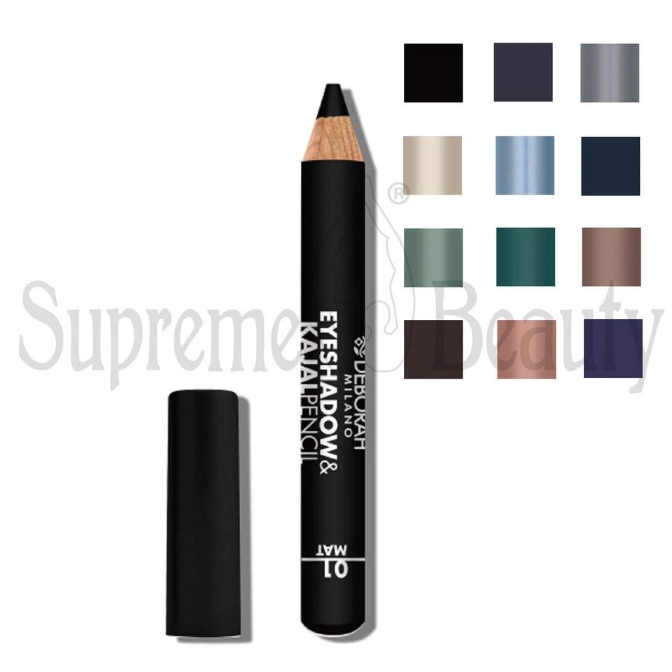DEBORAH MATITONE OCCHI EYESHADOW & KAJAL PENCIL MATTONE OMBRETTO MATITA OCCHI - Immagine 1 di 1