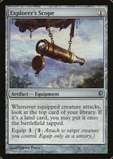 MTG 1x Explorer's Scope Conspiracy Magic the Gathering card