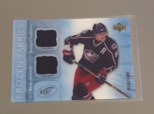 2007-08 Upper Deck UD Ice Frozen Fabrics PETG /100 Sergei Fedorov #SF HOF 🏒 